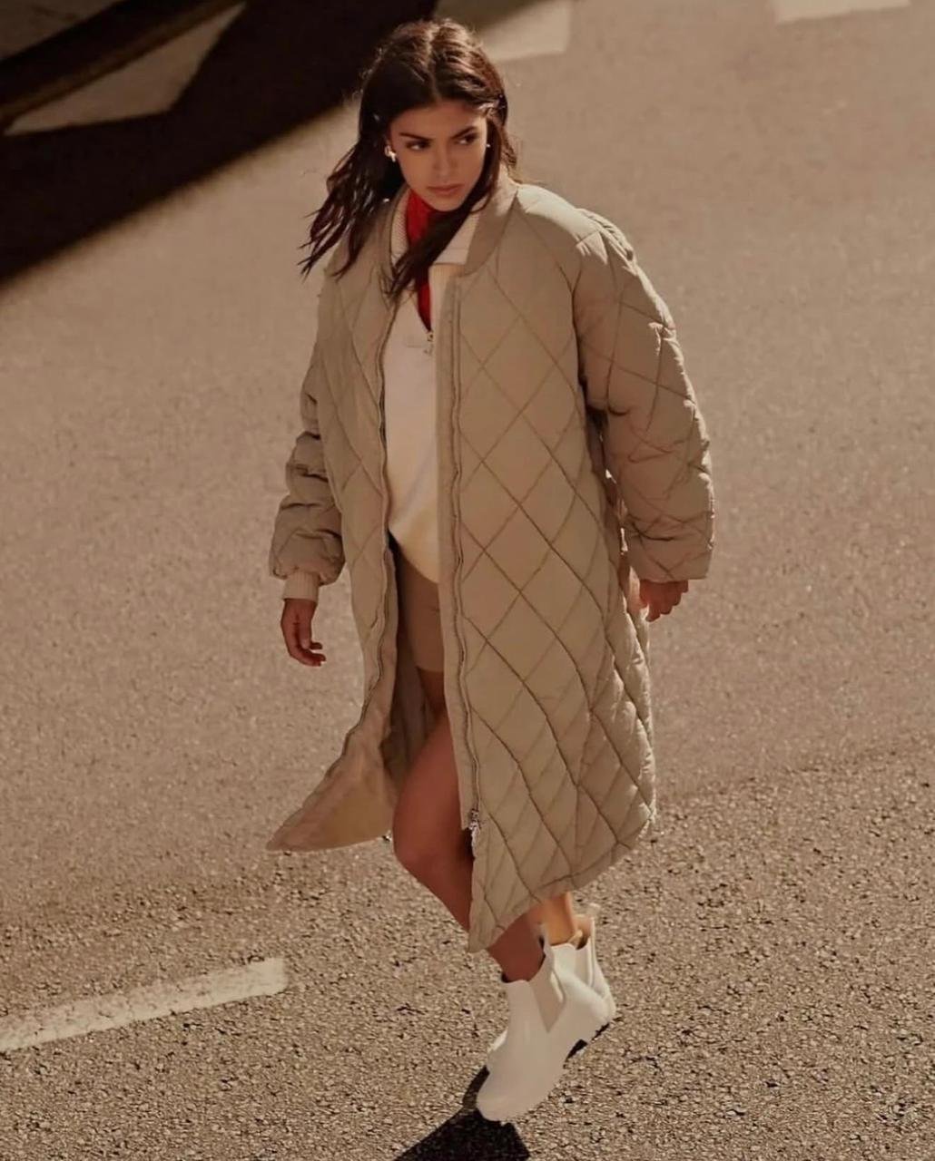 Maxi Quilted Bomber Coat - Brand Store